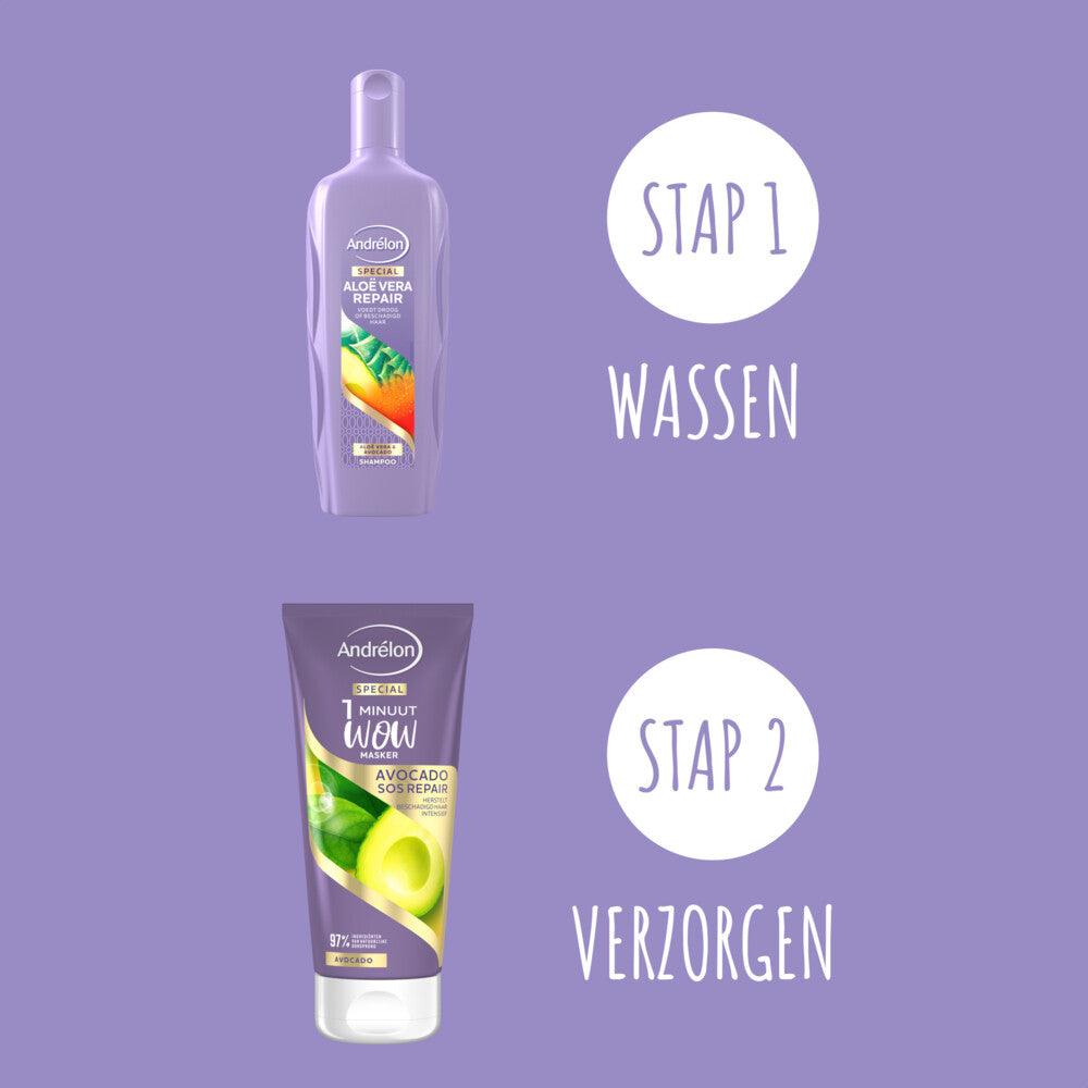 Andrélon Masque 1 Minute Wow Avocat SOS Réparation 180 ml