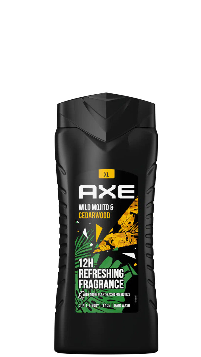 Axe Douchegel Wild Mojito & Ceaderwood 3-in-1 400 ml K Drogerie