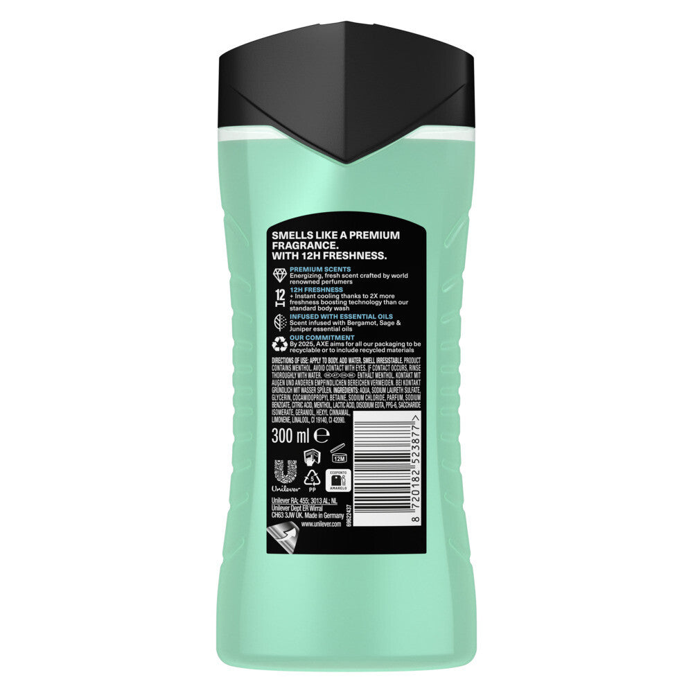 Axe Douchegel Aqua Bergamot 300 ml