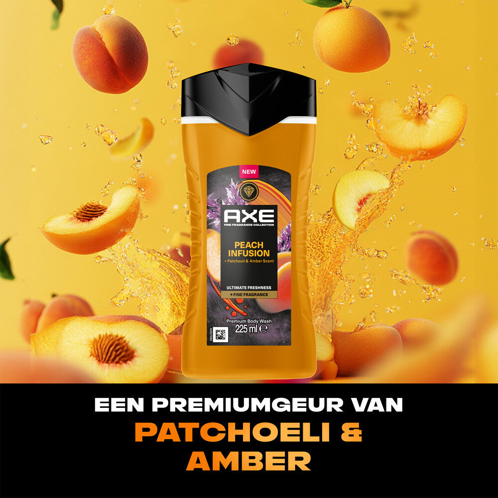 Axe Douchegel Peach Infusion 225 ml