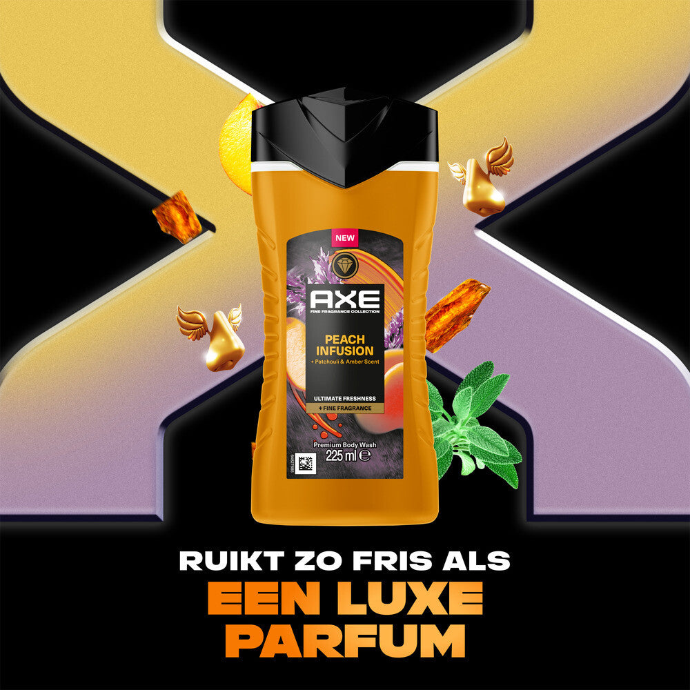 Axe Douchegel Peach Infusion 225 ml