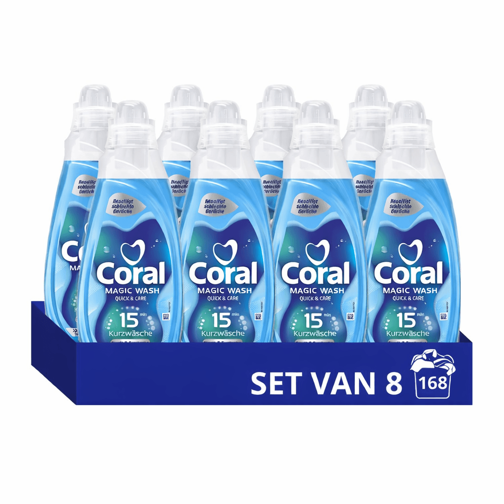 Coral Magic Wash Lessive Sport & Synthétique 8 x 21 Lavages