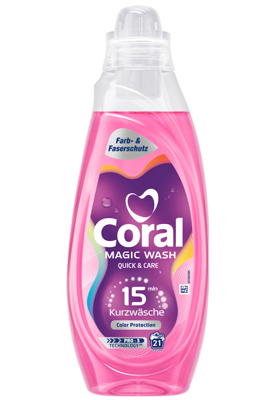 Coral Quickwash Color Protection Vloeibaar Wasmiddel