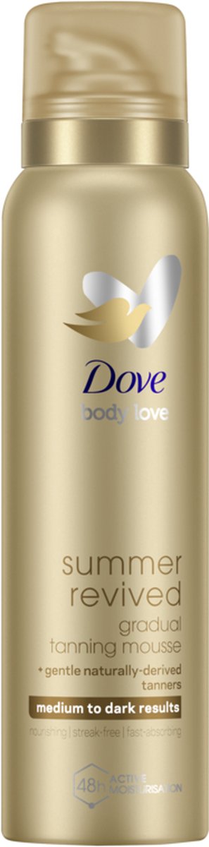 Dove Body Love Summer Revived Medium-Dark Zelfbruinende Bodymousse 150 ml K Drogerie