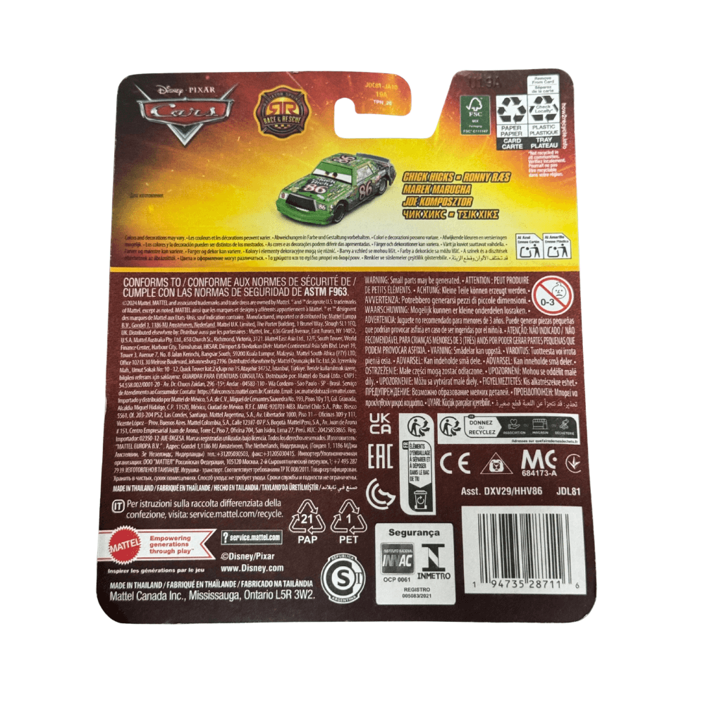 Disney Pixar Cars Voiture Chick Hicks 1:55