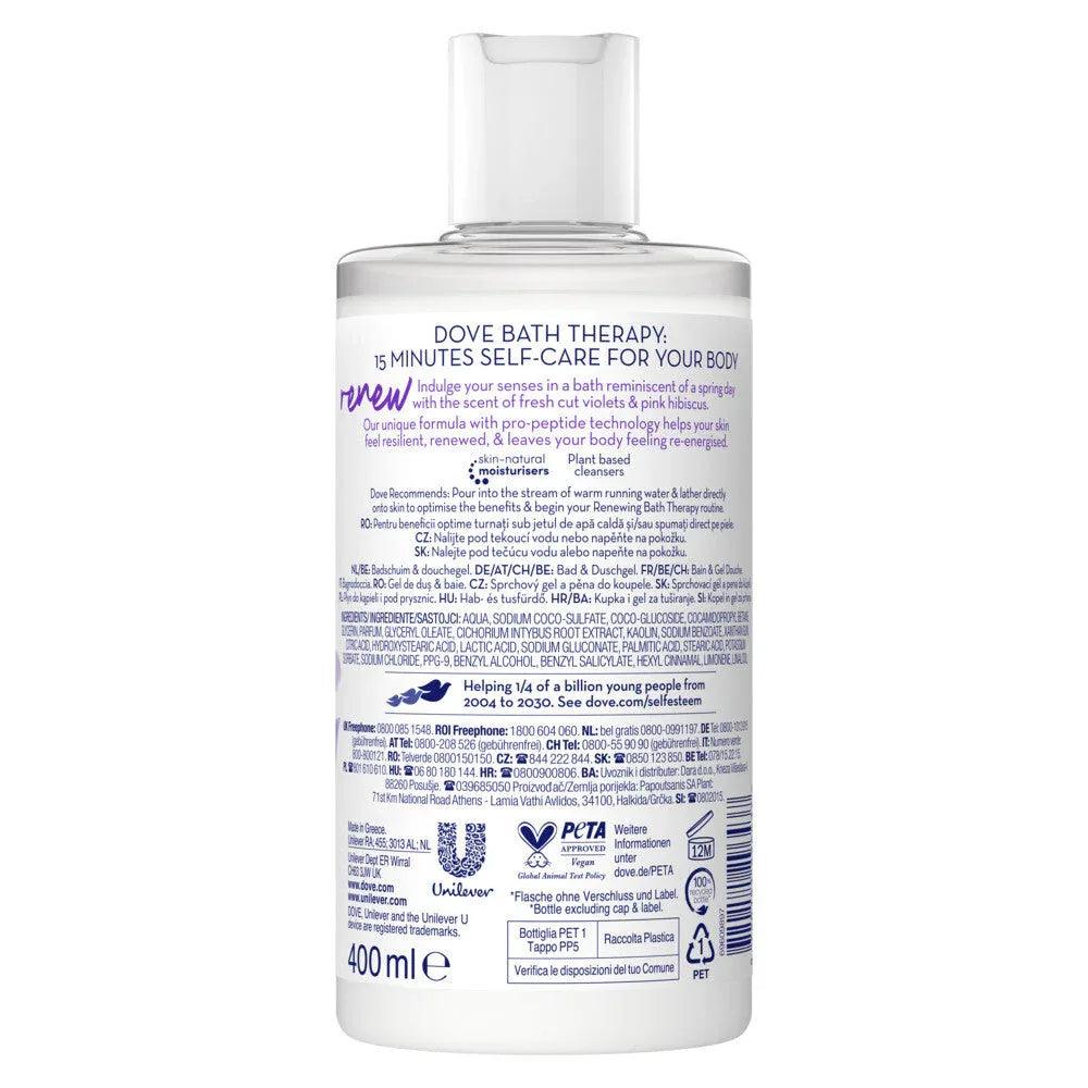 Dove Bath Therapy Renew Badschuim & Douchgel 400 ml - K Drogerie