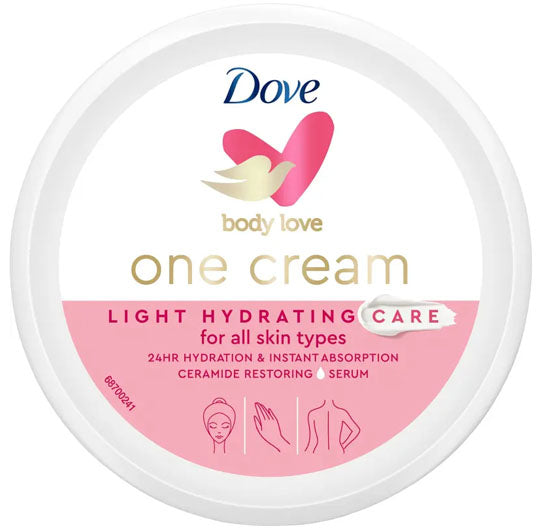 Dove Body Love One Cream Light Hydraterende Bodycrème 250 ml K Drogerie