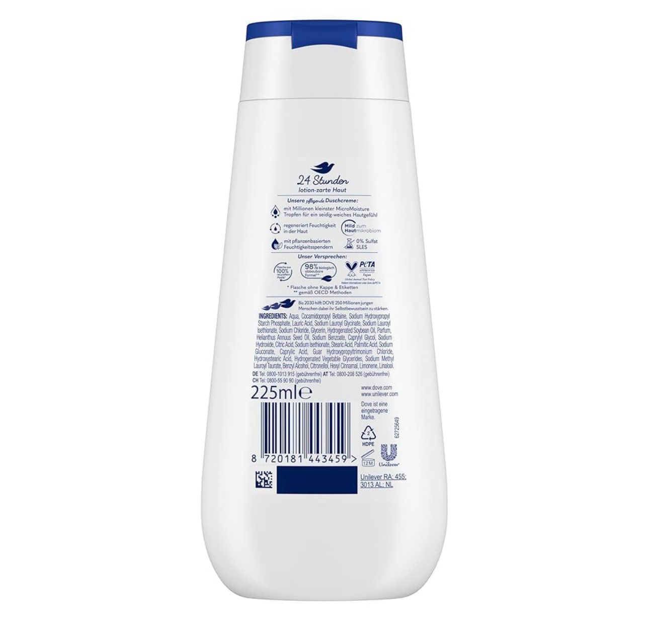 Dove Douchecrème Advanced Care Rich Care 225 ml