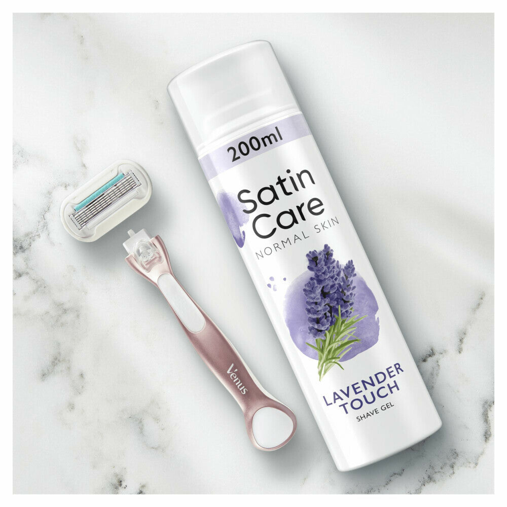 Gillette Satin Care Rasiergel Lavender Touch 200 ml