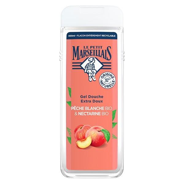 Le Petit Marseillais Gel Douche Bio Pêche & Nectarine 400 ml