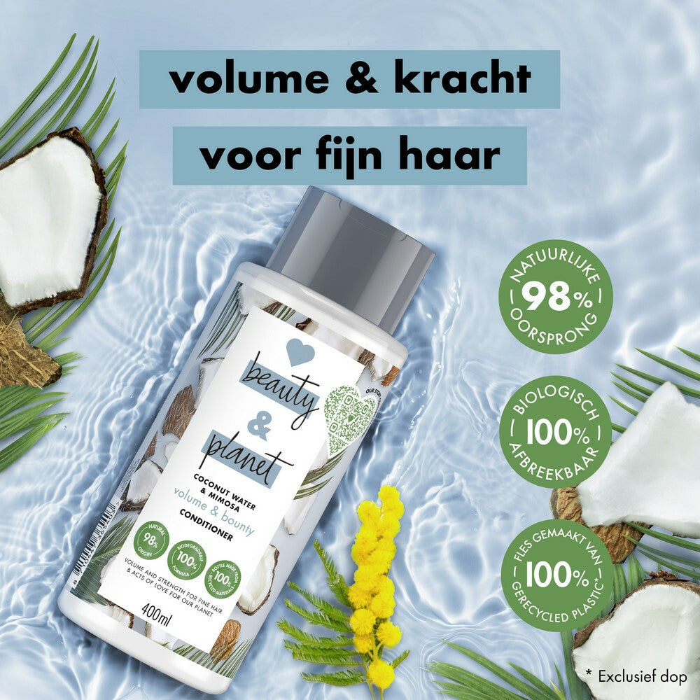 Love Beauty and Planet Conditioner Coconut Water en Mimosa Flower 400 ml