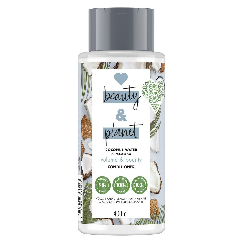 Love Beauty and Planet Conditioner Coconut Water en Mimosa Flower 400 ml