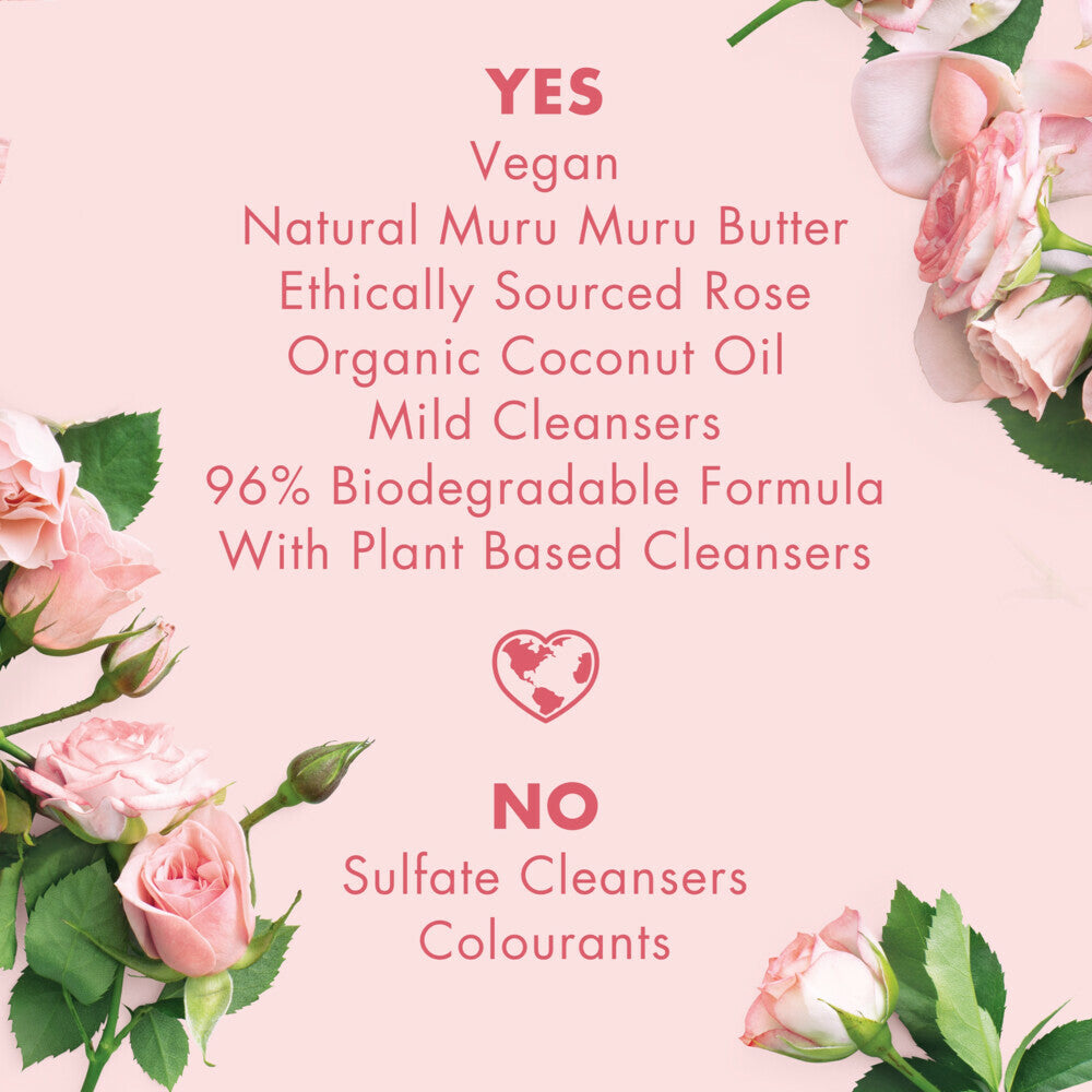 Love Beauty and Planet Douchegel Muru Muru Butter & Rose 500 ml