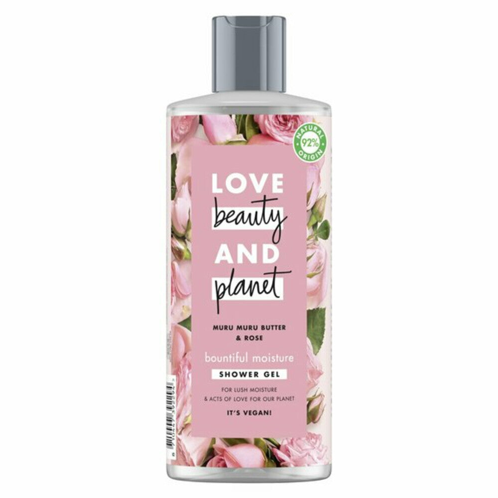 Love Beauty and Planet Douchegel Muru Muru Butter & Rose 500 ml