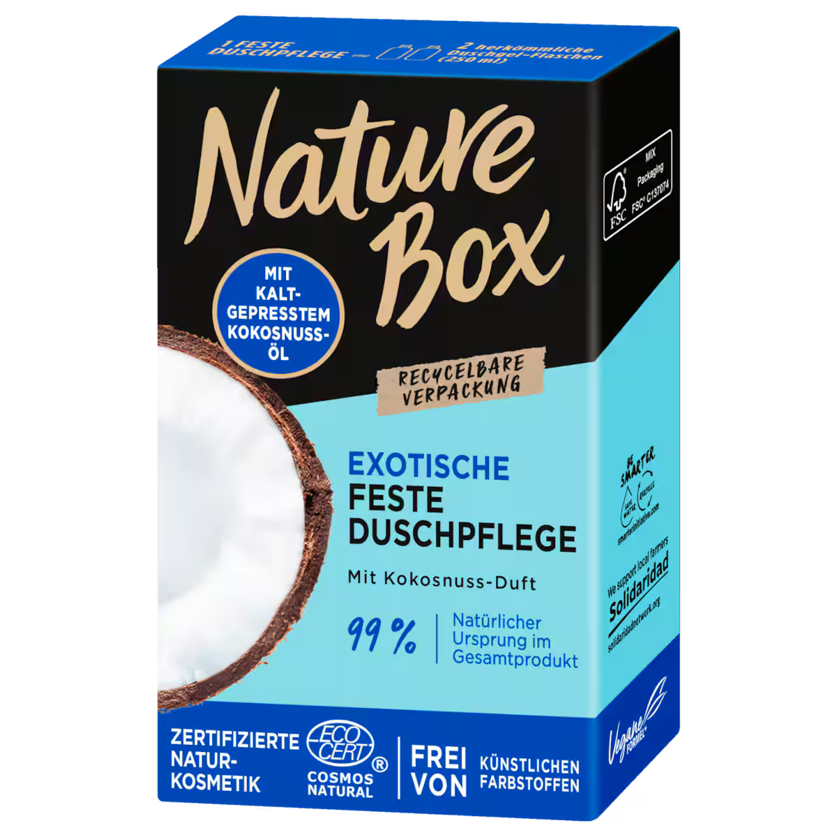 Nature Box Body Bar Kokosnuss 100 gr
