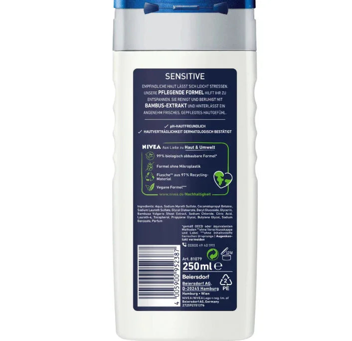 Nivea Men Douchegel 3-in-1 Sensitive 250 ml - K Drogerie