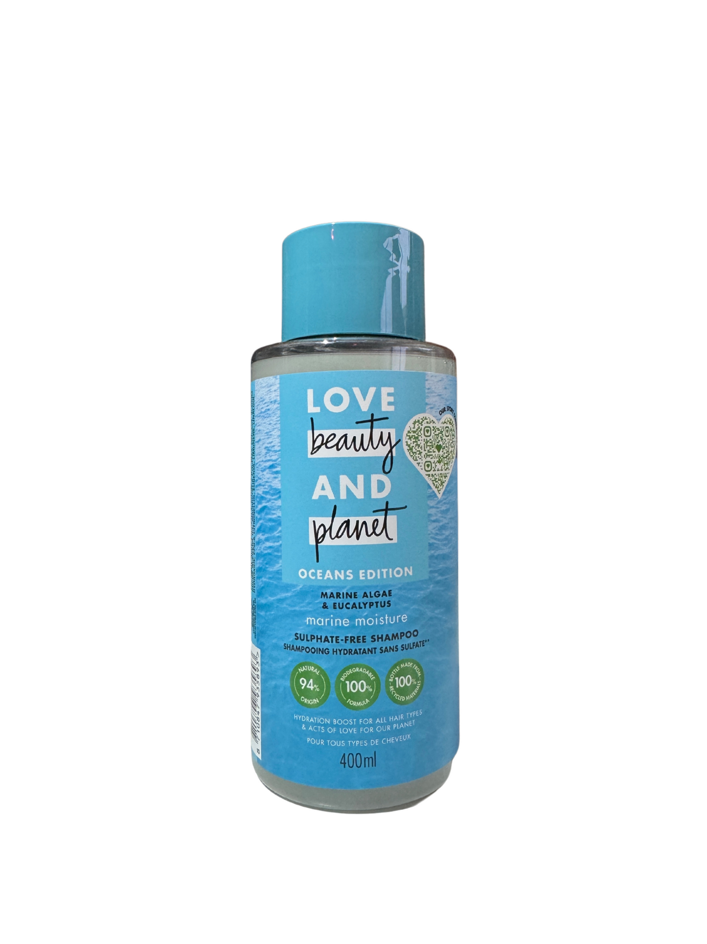 Love Beauty and Planet Shampoo Marine Algae en Eucalyptus 400 ml