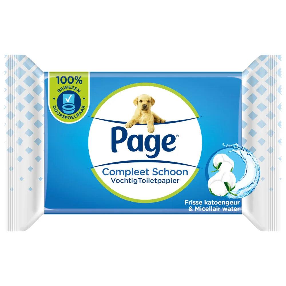 Page Vochtig Toiletpapier Compleet Schoon 38 stuks - K Drogerie