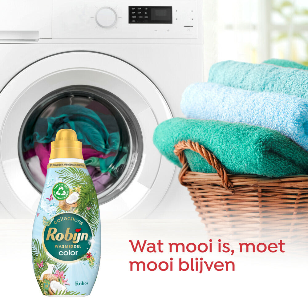 Robijn Klein & Krachtig Wasmiddel Kokos Sensation 19 Wasbeurten 665 ml