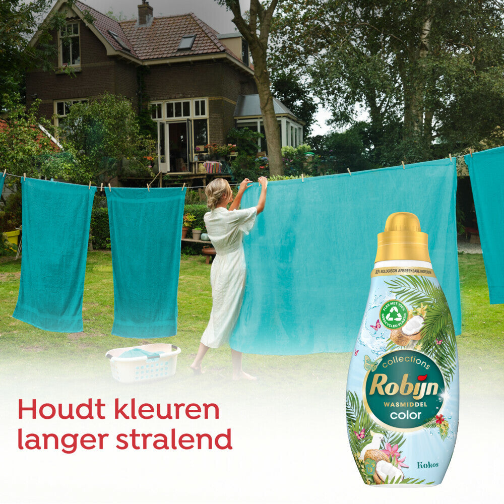 Robijn Klein & Krachtig Wasmiddel Kokos Sensation 19 Wasbeurten 665 ml