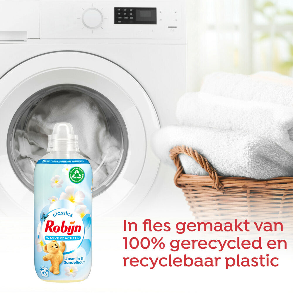 Robijn Wasverzachter Jasmijn en Sandelhout 33 Wasbeurten 825 ml