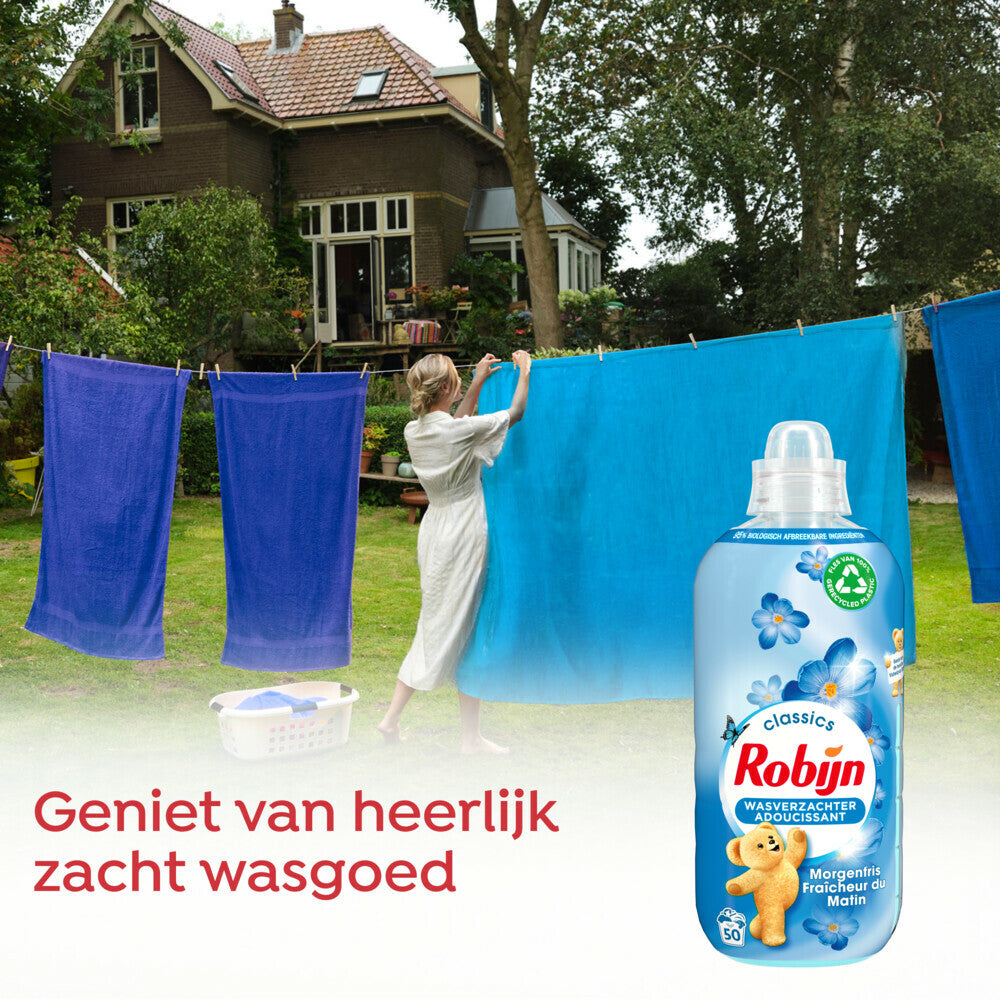 Robijn Wasverzachter Morgenfris 50 Wasbeurten 1250 ml