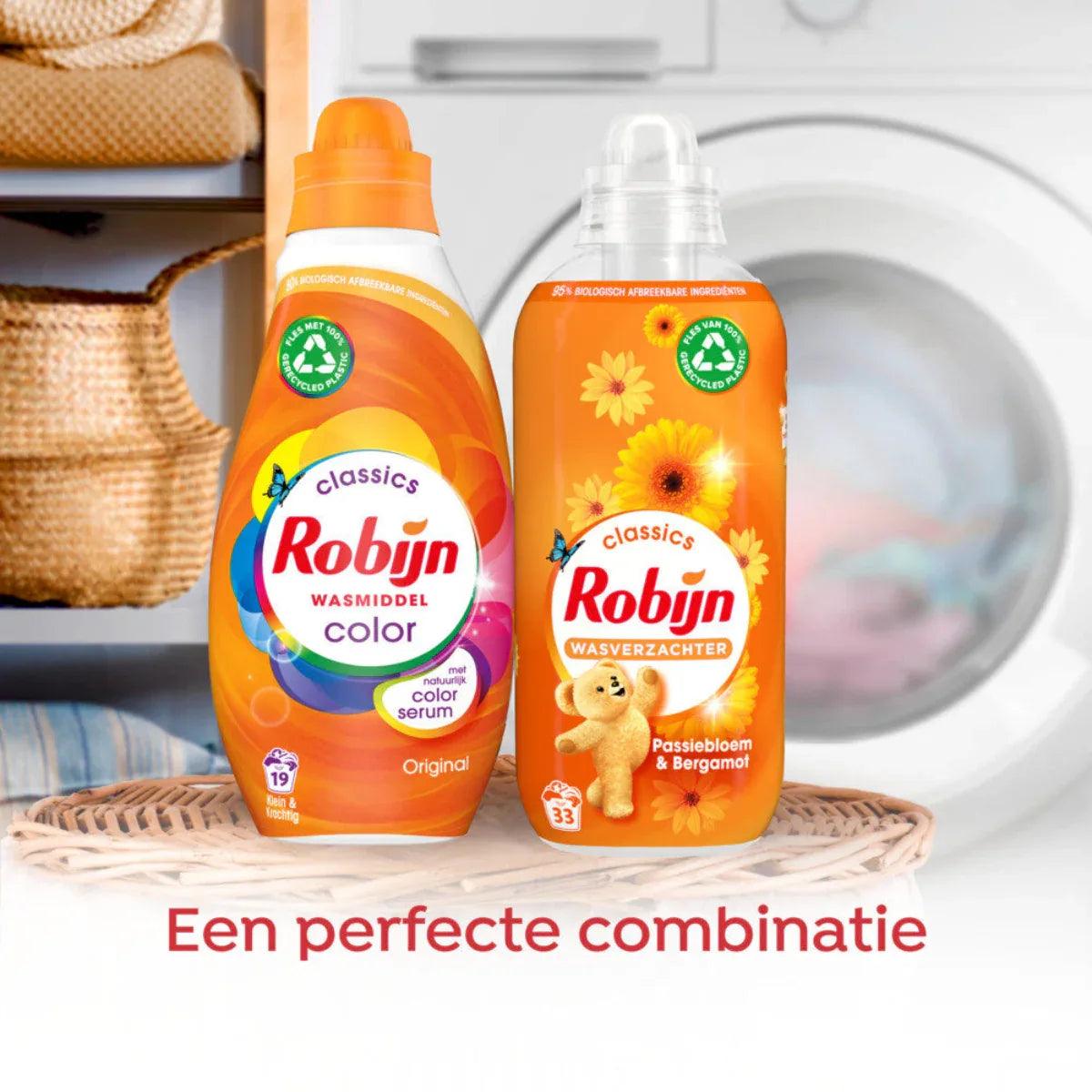 Robijn Wasverzachter Passiebloem & Bergamot 33 Wasbeurten 825 ml - K Drogerie