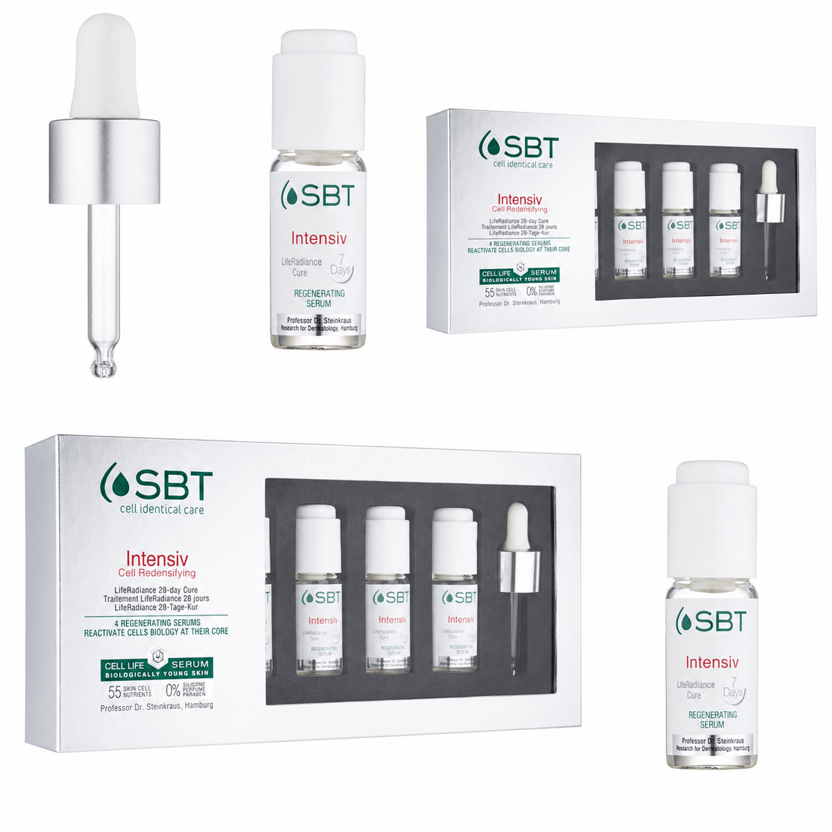 SBT 28-daagse Kuur Anti-aging Behandeling 4 x 10ml - content - K Drogerie