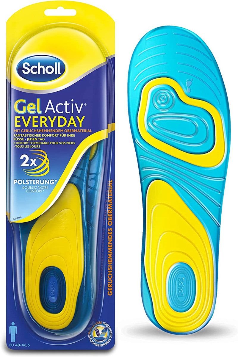 Scholl Gel Activ Inlegzolen Iedere Dag Man 1 paar 40-46,5