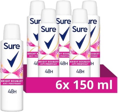 Sure (Rexona) Women Bright Bouquet 6 x 150 ml