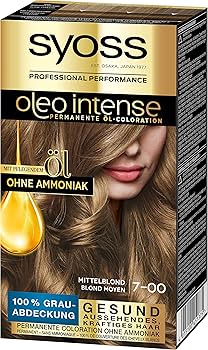 Syoss Oleo Color Haarfarbe 7-00 Mittelblond