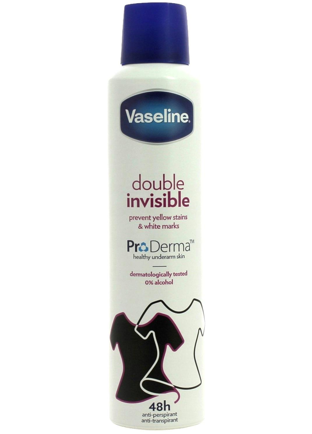 Vaseline Deodorant Spray Double Invisible 250 ml