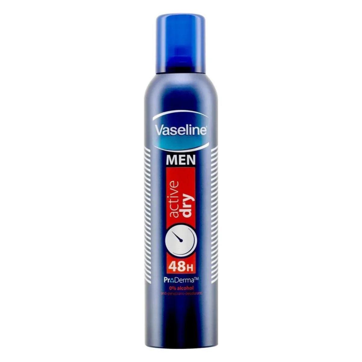 Vaseline Men Deodorant Spray Active Dry 250 ml - K Drogerie