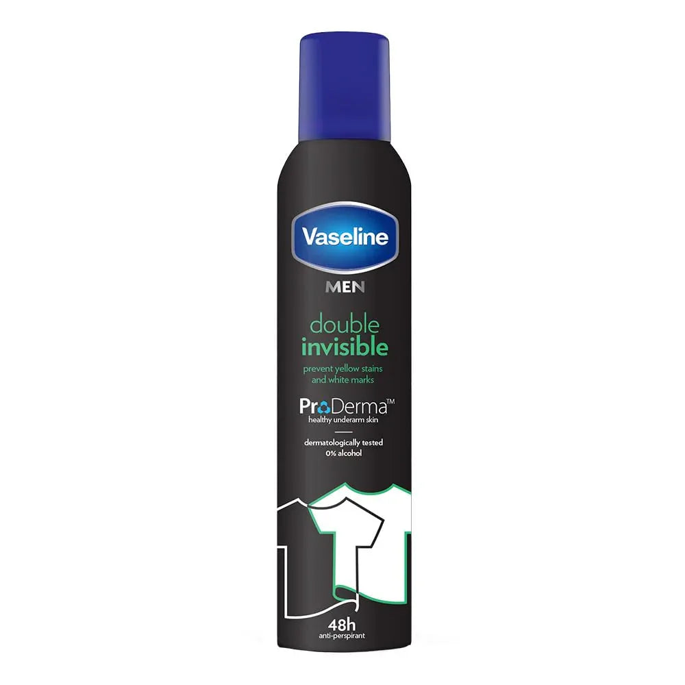 Vaseline Men Deodorant Spray Double Invisible 250 ml - K Drogerie