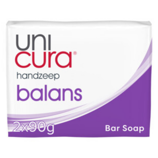 Unicura handzeep blokje balans 2x90 gram