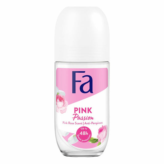 6x Fa Deodorant Roller Pink Passion 50 ml