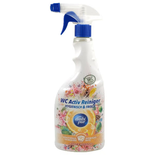 Ambi Pur Wc Active Clean Spray Citrus & Waterlily 750 ml