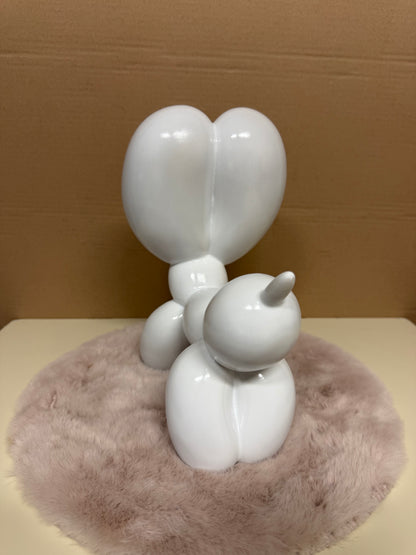 Decoratief Beeld - Bollon Hond - Polyresin - 35 cm (nieuw)