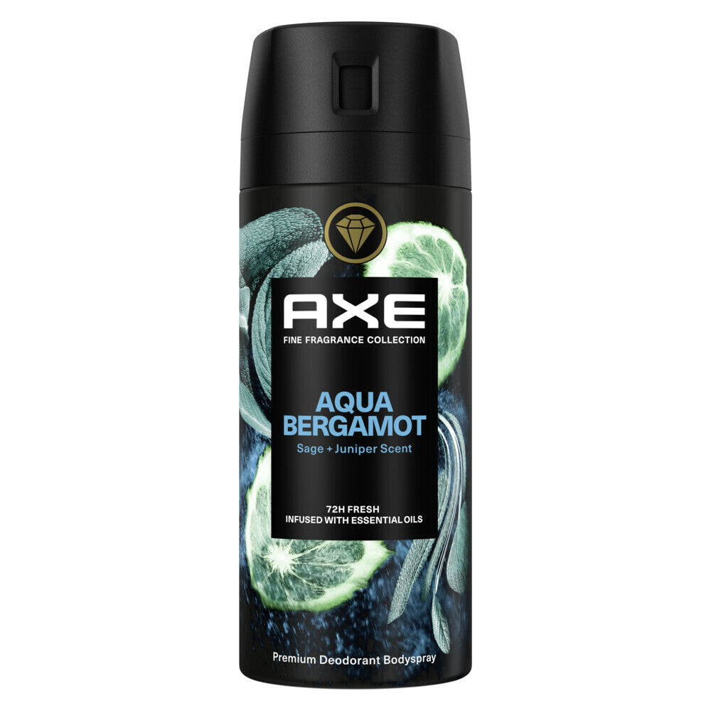 Axe Deodorant Bodyspray Aqua Bergamot 150 ml