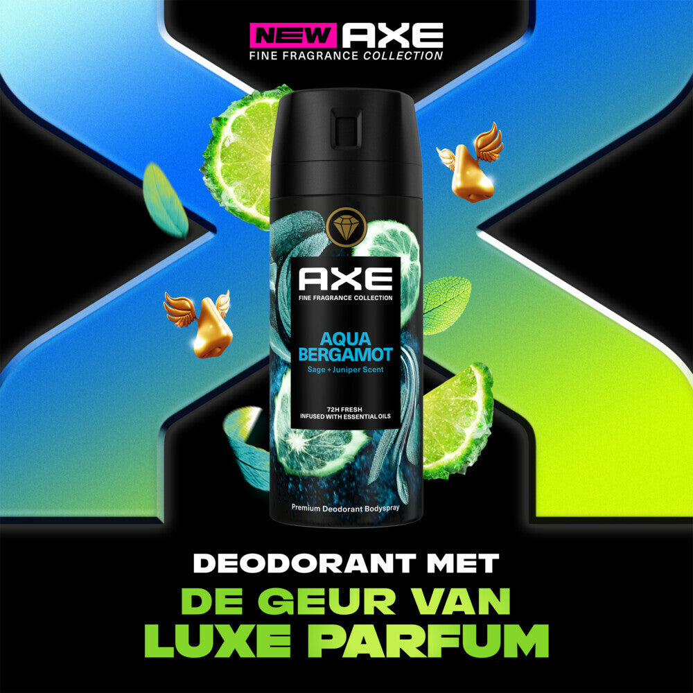 Axe Deodorant Bodyspray Aqua Bergamot 150 ml