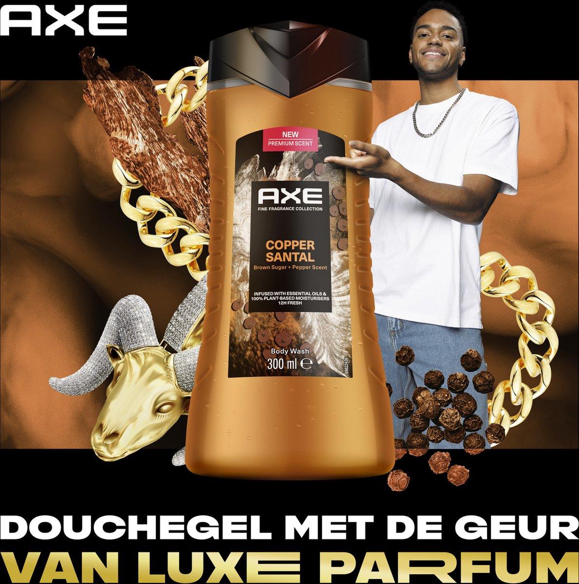 Axe Fine Fragrance Collection Copper Santal Douchegel  300 ml- K Drogerie