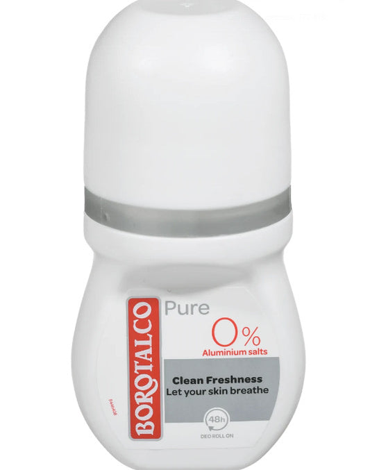 Borotalco Pure Deodorant Roller Clean Freshness 50 ml