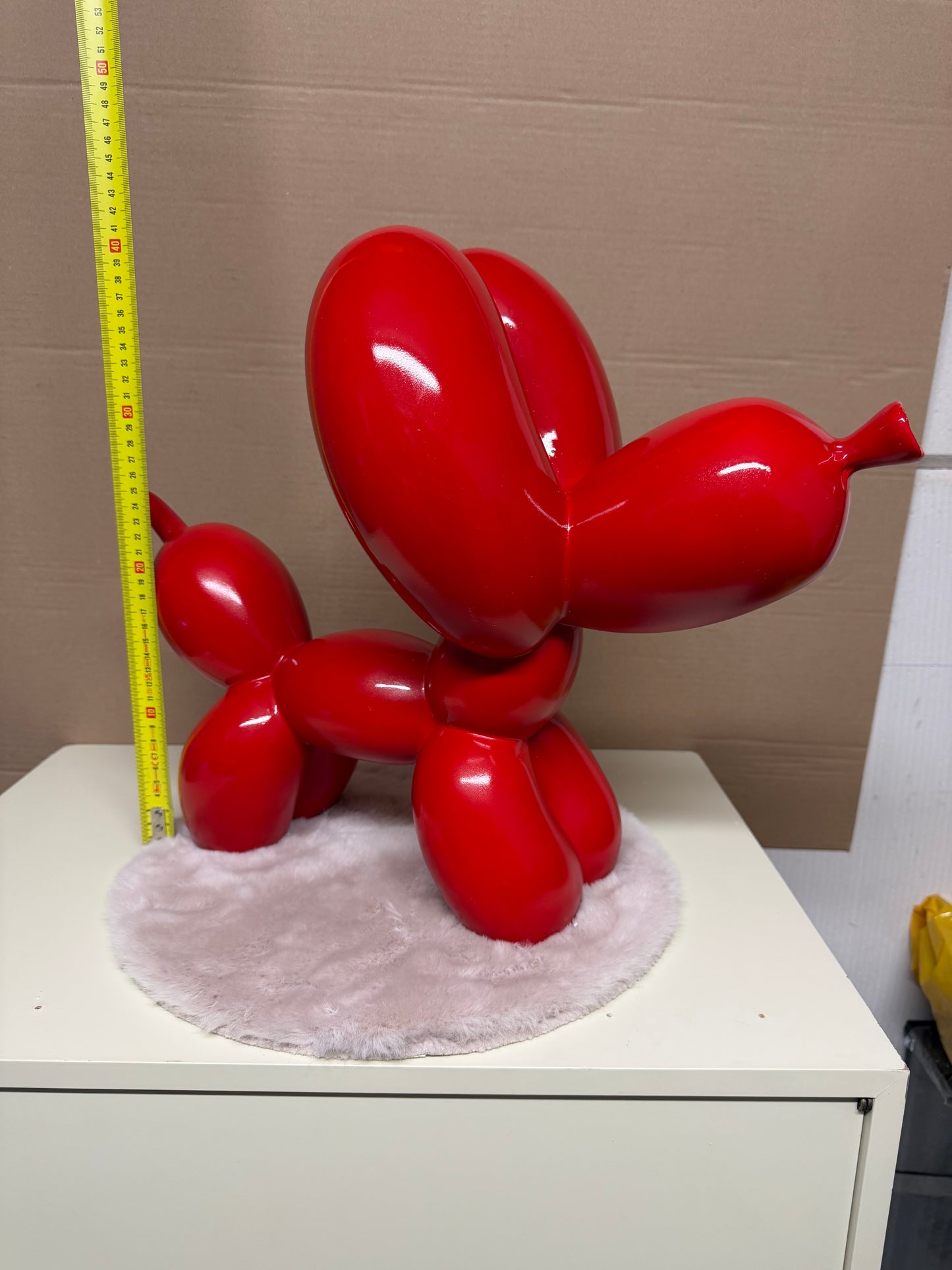 Decoratief Beeld - Bollon Hond - Polyresin - 35 cm (nieuw)