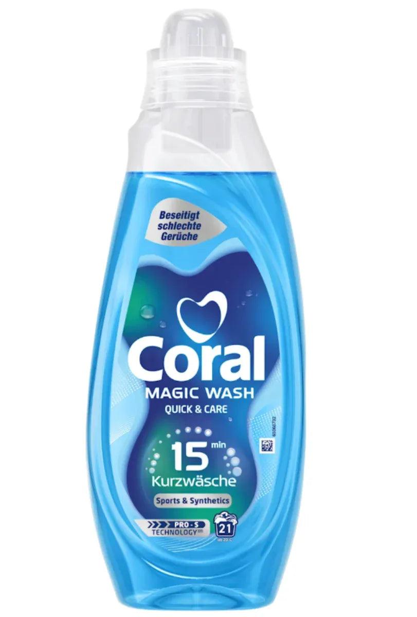 Coral Magic Wash Sport & Synthetisch Vloeibaar Wasmiddel 21w - K Drogerie