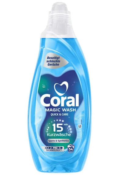 Coral Magic Wash Sport & Synthetisch Vloeibaar Wasmiddel 54w - K Drogerie