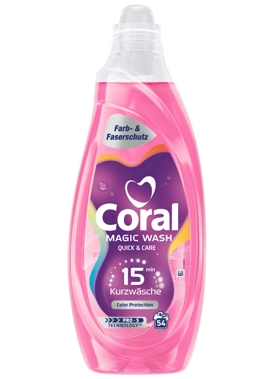 Coral Quickwash Color Protection Vloeibaar Wasmiddel
