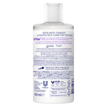 Dove Bath Therapy Renew Badschuim & Douchgel 400 ml