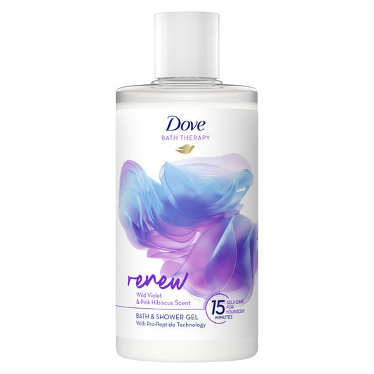 Dove Bath Therapy Renew Badschuim & Douchgel 400 ml