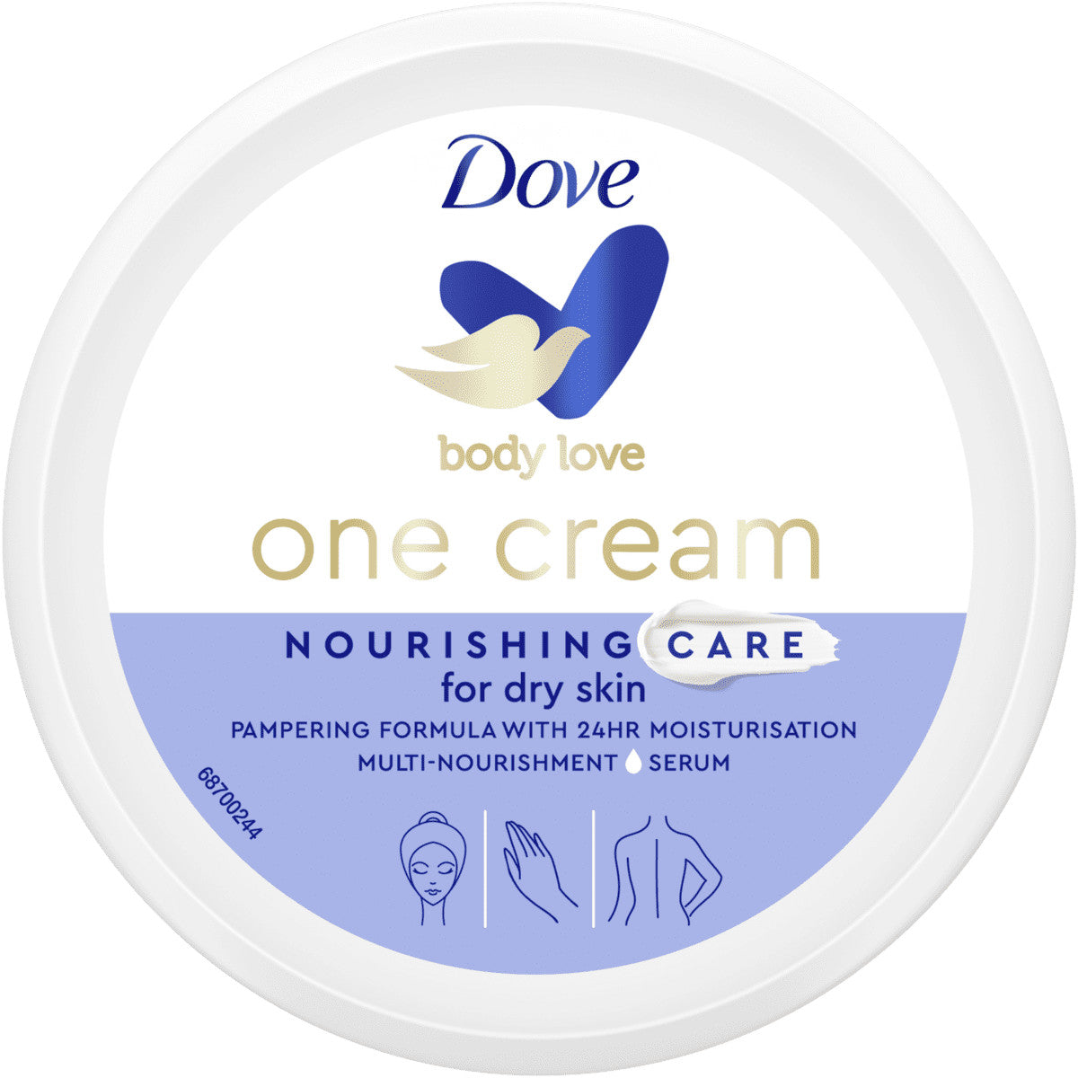 Dove Body Cream One Cream Rich 250 ml