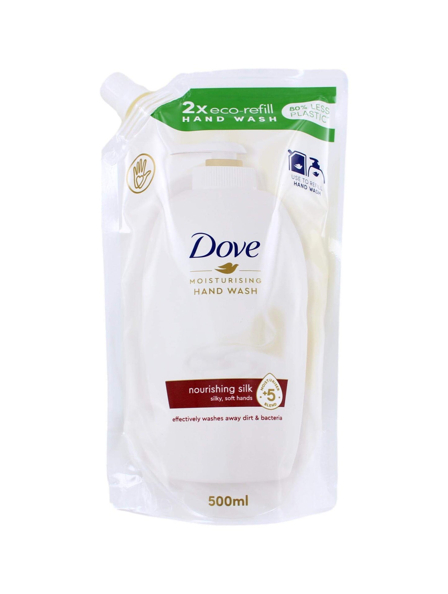 Dove Vloeibare Zeep Nourishing Silk Navulverpakking 500 ml